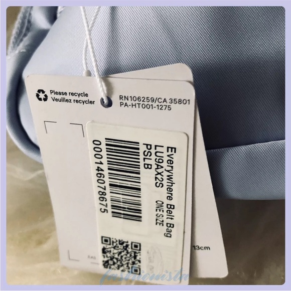 🆕 NWT Lululemon Everywhere Belt Bag 1L Blue Pastel - Picture 7 of 8